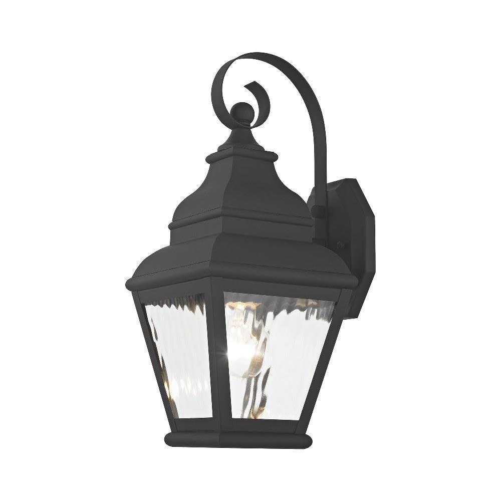 Livex Lighting Exeter 1 - Light Wall Light in  Black