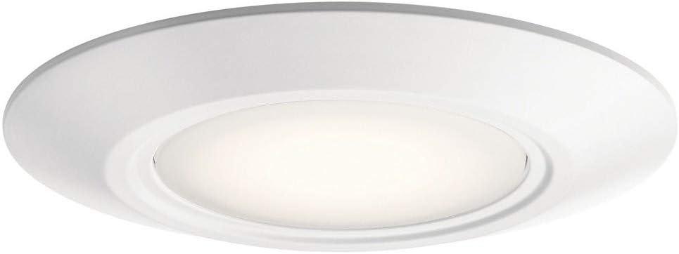 Kichler Horizon 6.5" 3000K LED Downlight with Polycarbonate White Diffuser in White Finish