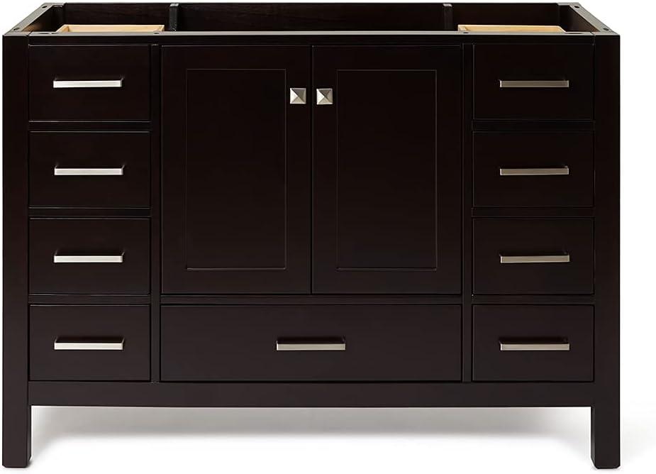 Ariel A049s-Bc Cambridge 48" Single Free Standing Vanity Cabinet Only - Brown