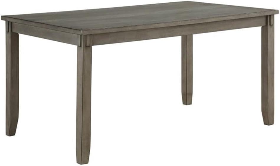 Pemberly Row 6 Piece Wood Dining Set in Gray