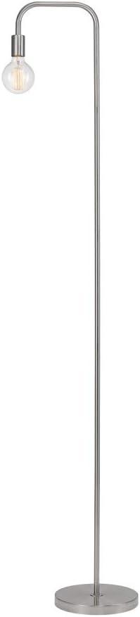 Globe Electric Holden 70" Brushed Steel Floor Lamp, 67067