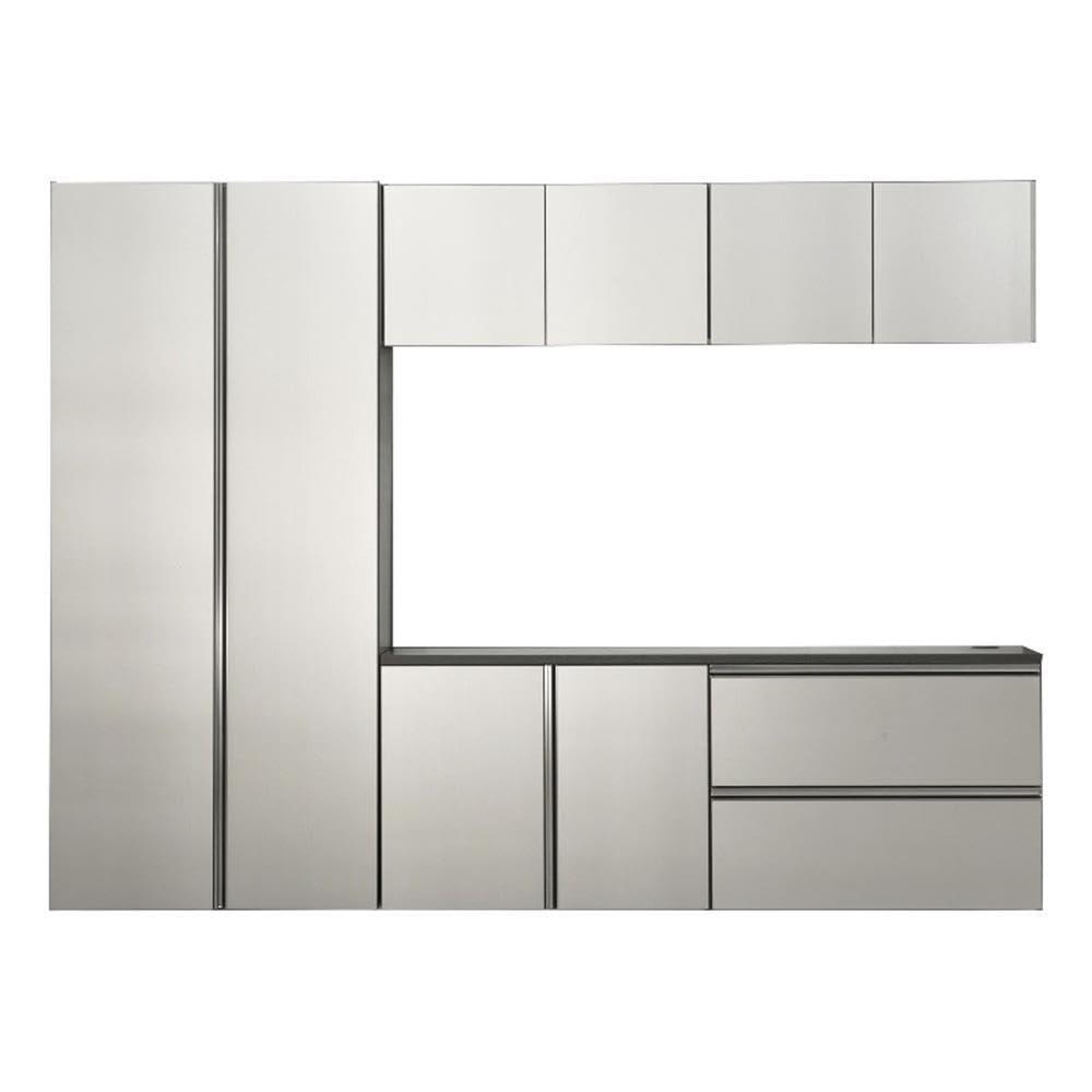 Klair Living Nova Series 6-Piece Engineered Wood Garage Cabinet Set in Gray