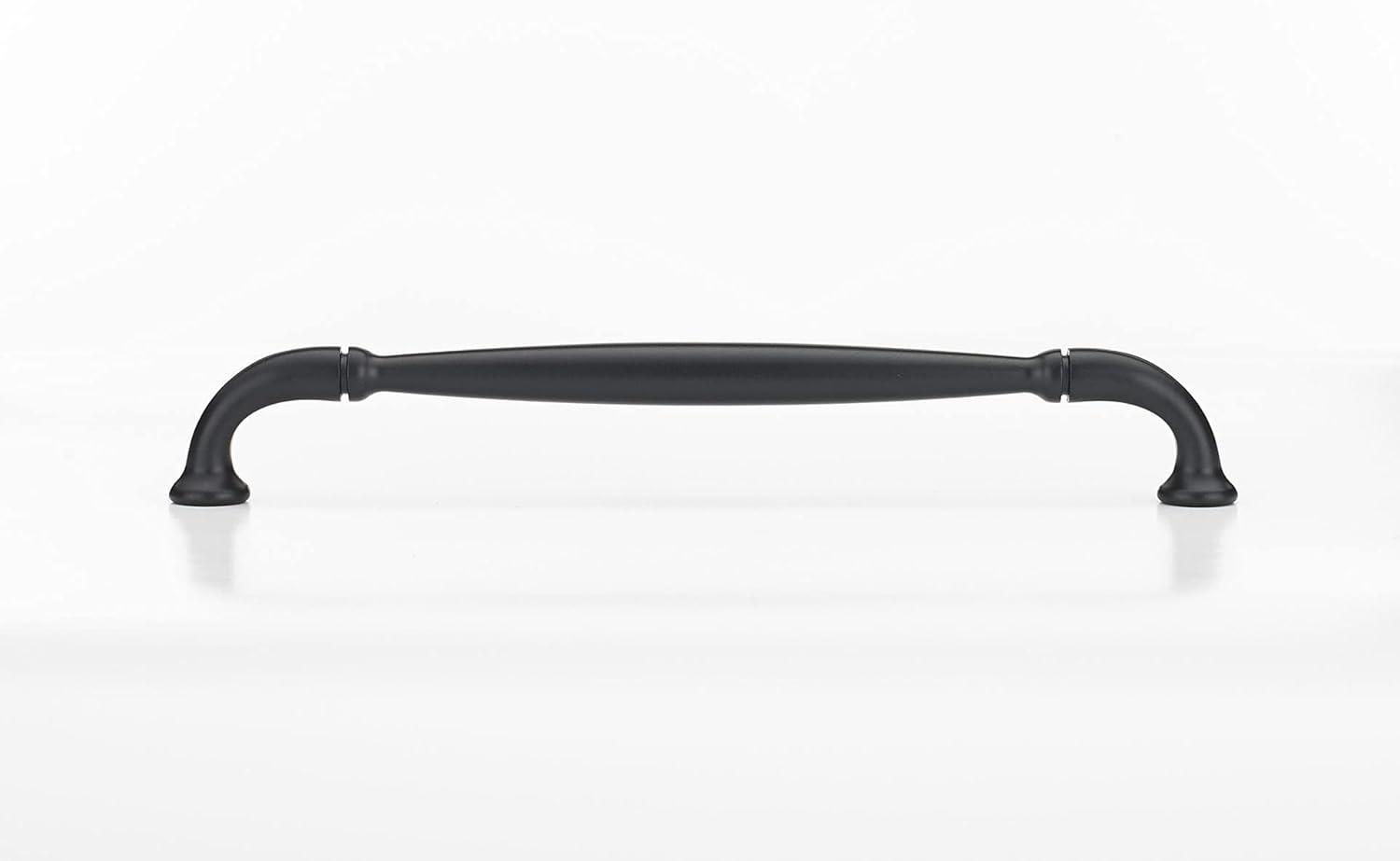 Richelieu Hardware BP23737192906 Hudson Collection 7 9/16-inch (192 mm) Center-to-Center Anthracite Traditional Curved Cabinet and Drawer Pull Handle for Kitchen, Bathroom, and Furniture