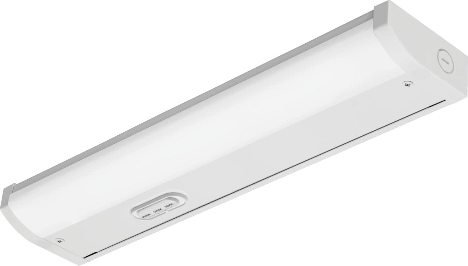 18-Inch White Steel LED Under Cabinet Light