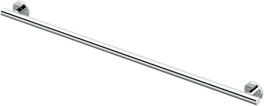 Latitude II Stainless Steel Wall Mount Grab Bar | ADA Compliant Safety Bar For Bathroom