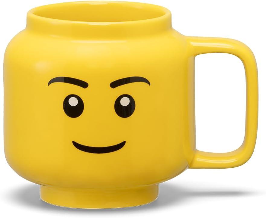 LEGO LEGO: Ceramic Mug Small - Boy - 8.6oz (255 mL), Classic Yellow Minifigures Head