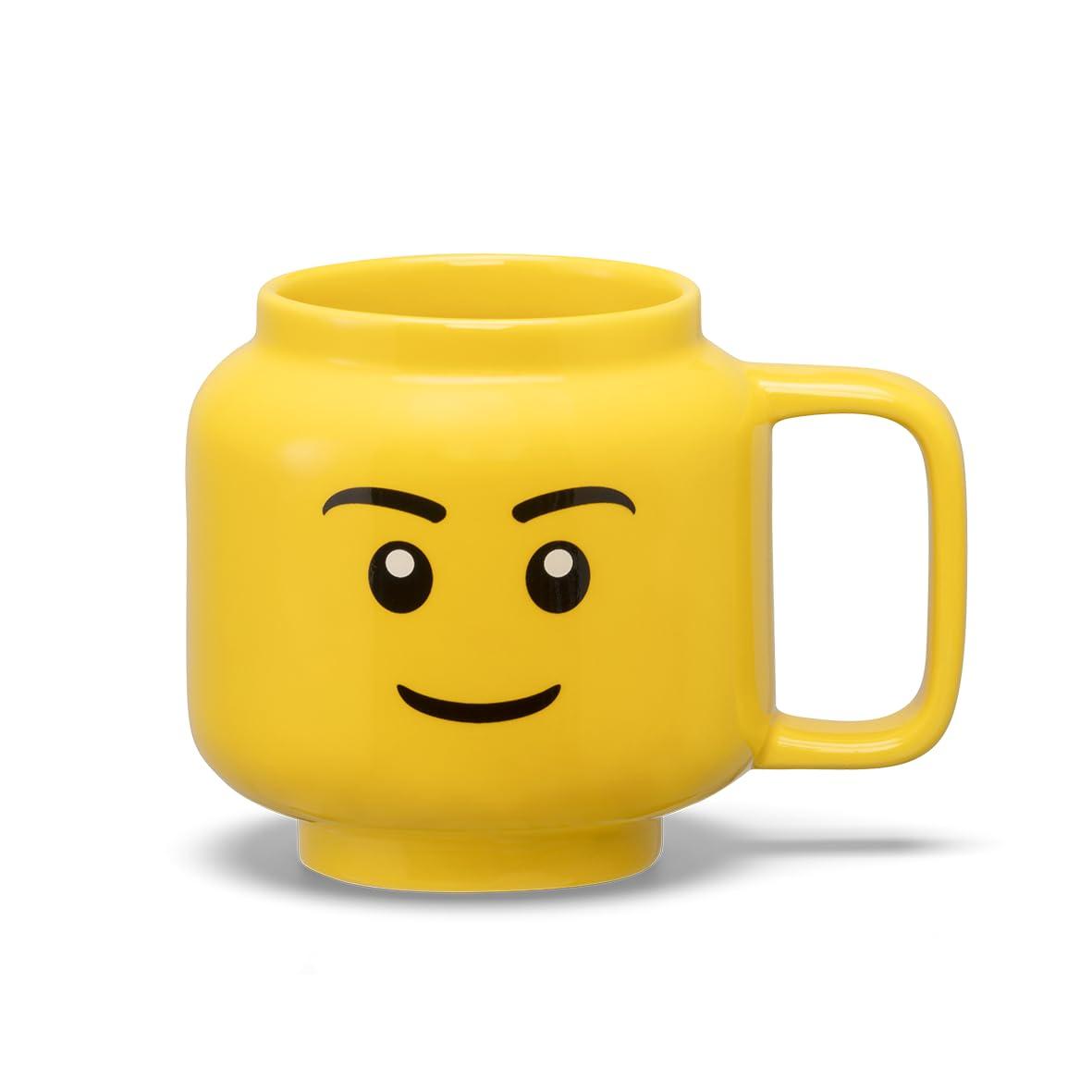 LEGO LEGO: Ceramic Mug Small - Boy - 8.6oz (255 mL), Classic Yellow Minifigures Head