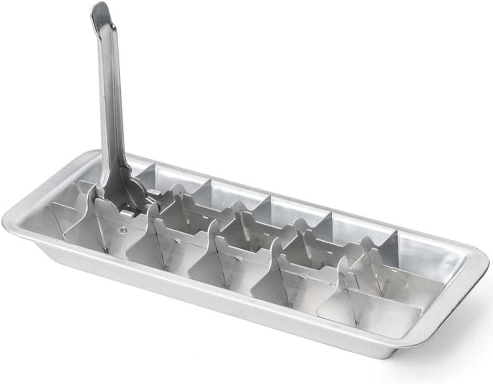 HIC Kitchen Vintage Ice Cube Tray, Aluminium