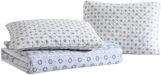 4pc Bexley Quilt Bedding Set Blue - Stone Cottage