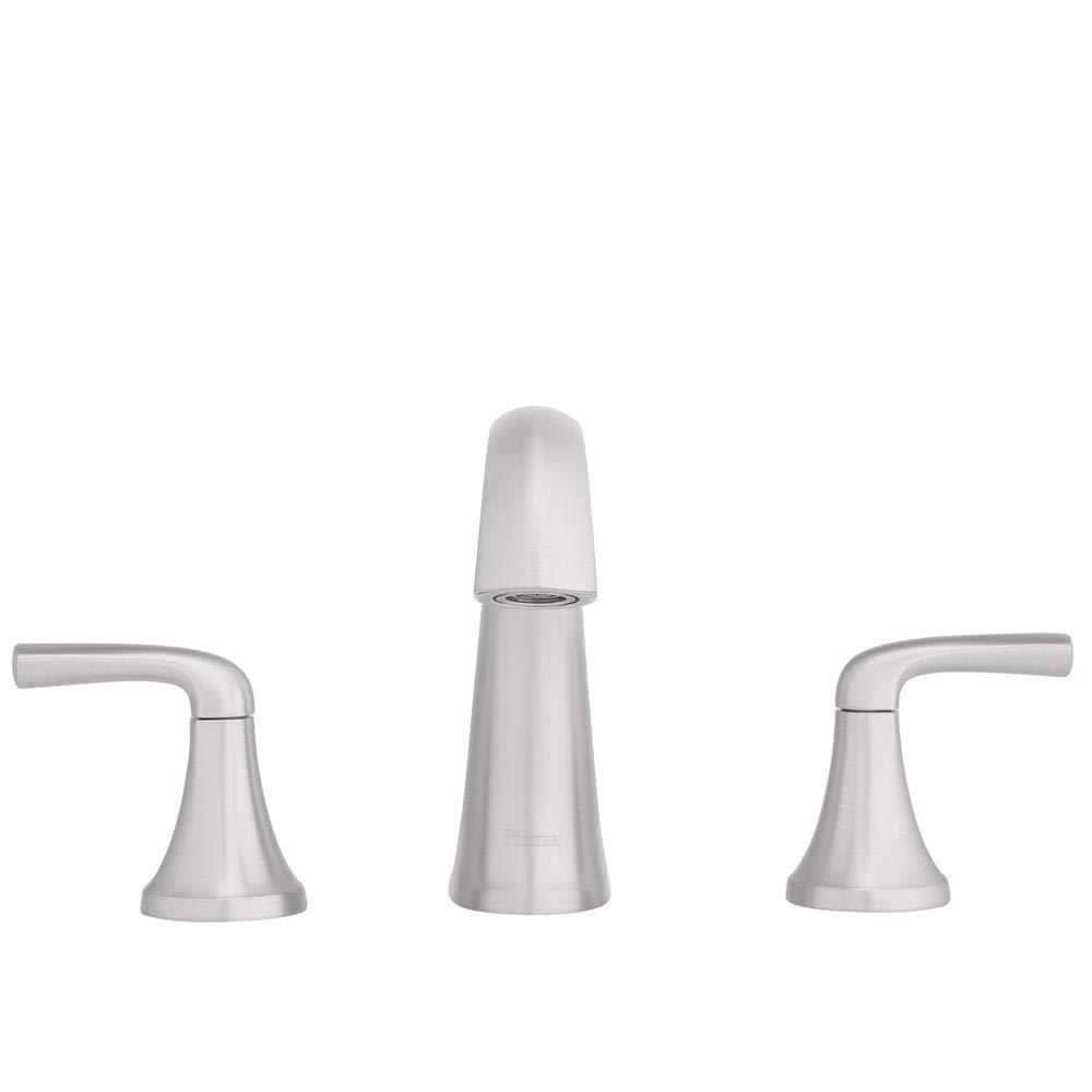 1- Pfister LF049LRGS Ladera 8 in. Widespread 2-Handle Bathroom Faucet in Spot Defense Brushed Nickel