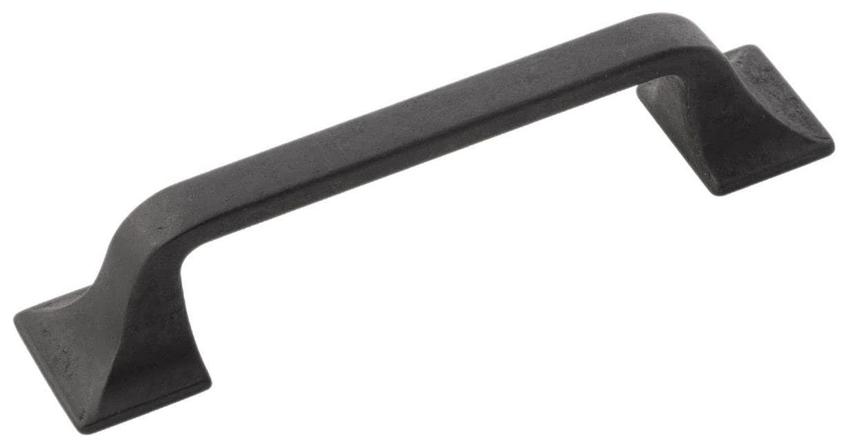 Forge Kitchen Cabinet Handles, Solid Core Drawer Pulls for Cabinet Doors, 3-3/4" (96mm)