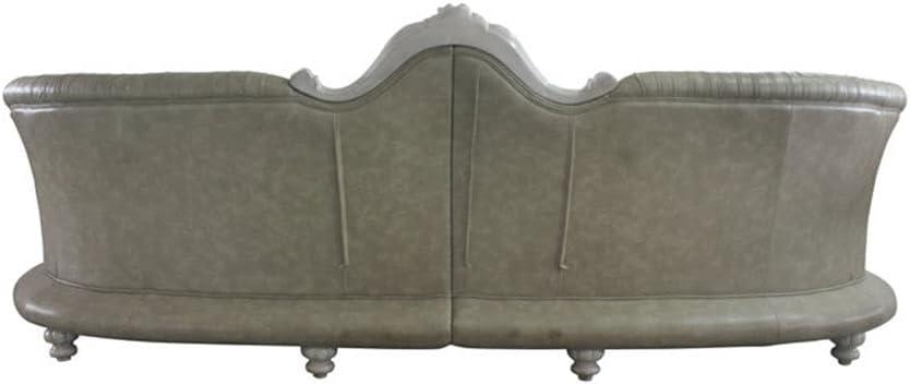 Dresden 112.6'' Faux Leather Sofa