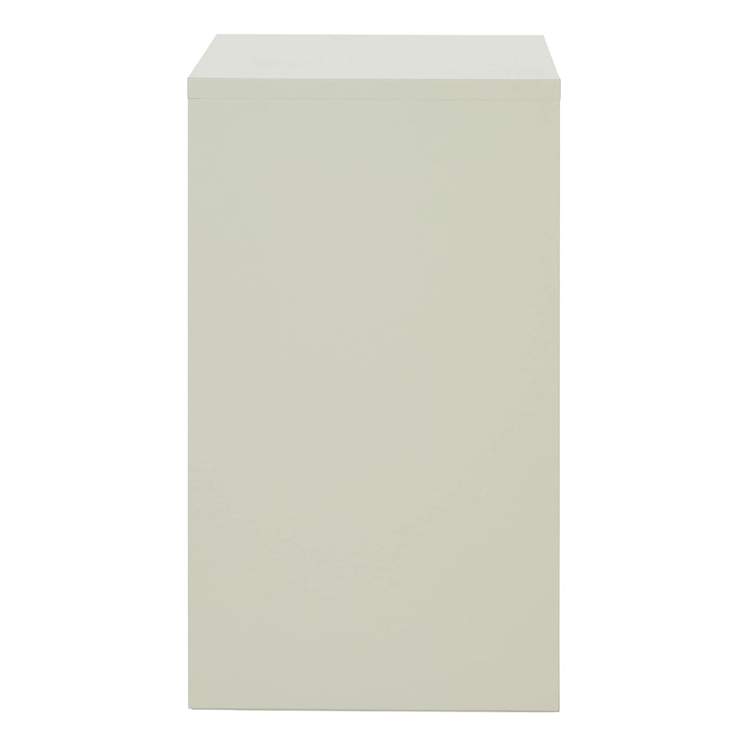 2 Drawer Locking Metal File Cabinet in Tan