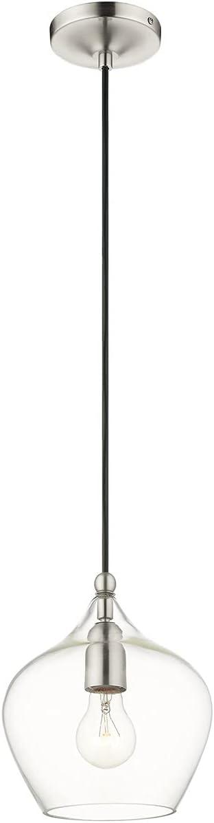 Livex Lighting Pendants 1 - Light Pendant in  Brushed Nickel