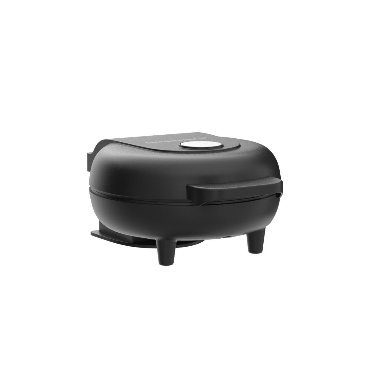 Elite Gourmet Mini Waffle Maker, Black
