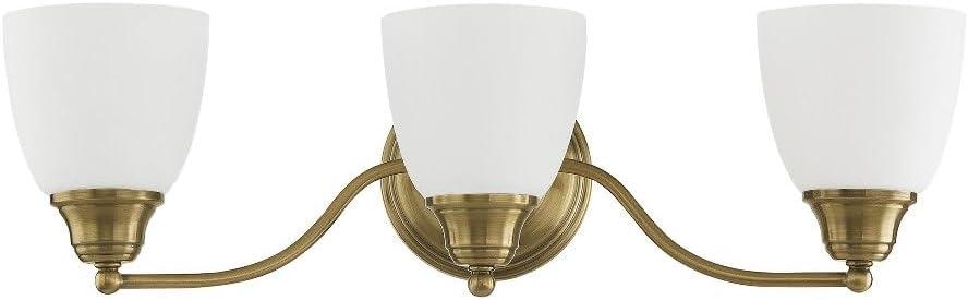 Livex Lighting Somerville 3 - Light Vanity in  Brushed Nickel