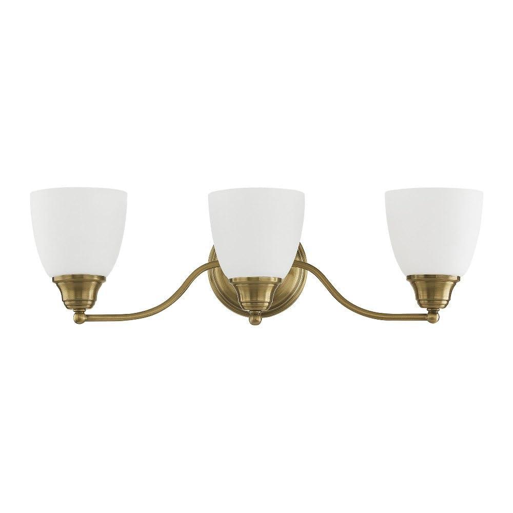 Livex Lighting Somerville 3 - Light Vanity in  Polished Brass