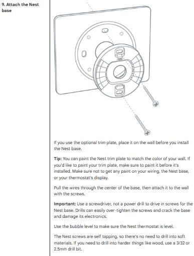 INKEDZ Google Nest Thermostat - Smart Thermostat for Home - Programmable Wifi Thermostat - Charcoal