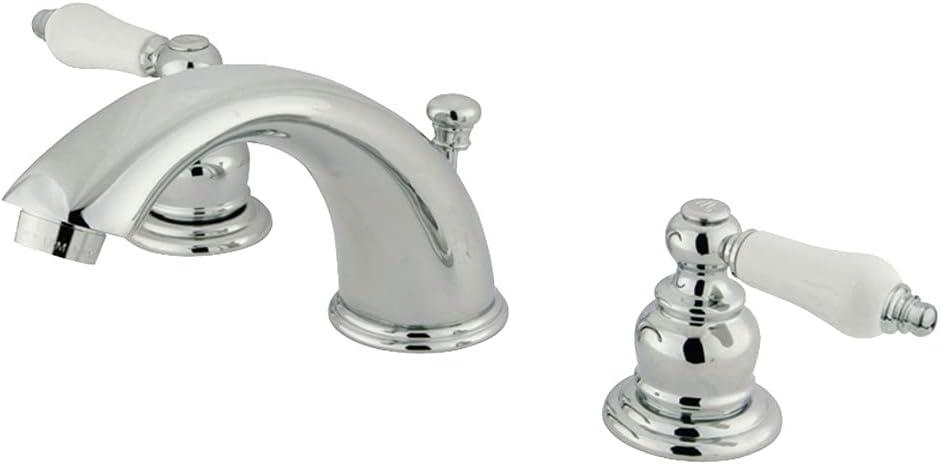 Kingston Brass KB971B Widespread Bathroom Faucet, Polished Chrome