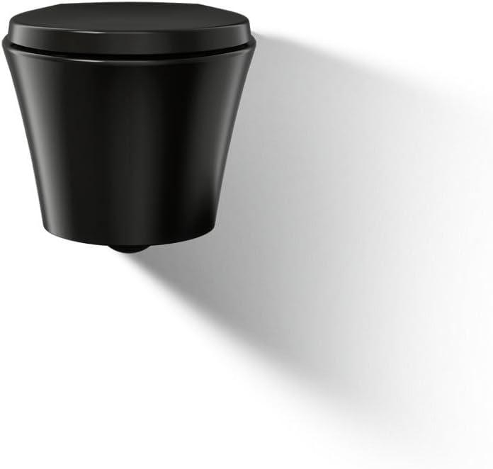 Veil Wall-Hung Compact Elongated Toilet, Dual-Flush