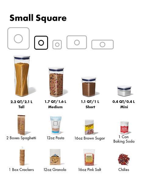 Clear Tall Plastic Airtight Food Storage Container