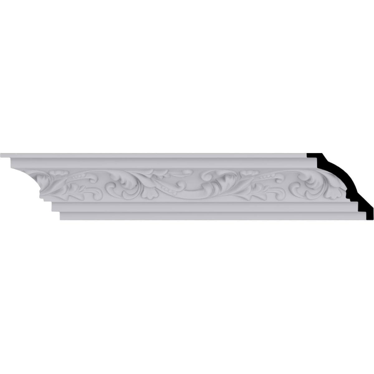 Ekena Millwork 2 3/4"H x 2 3/4"P x 4"F x 94 1/2"L Tristan Crown Moulding & Reviews | Wayfair