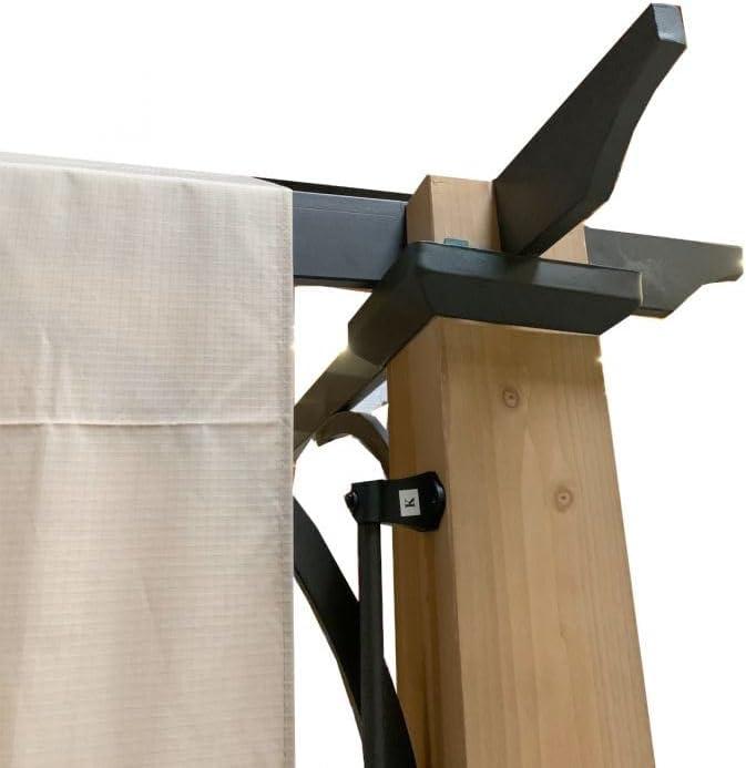 Replacement Canopy Top Cover for The Longford Wood Archway Pergola - Riplock 500 Beige