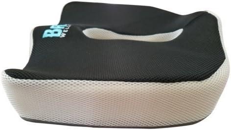 Premium Black and Beige Orthopedic Seat Cushion Pack for Pain Relief