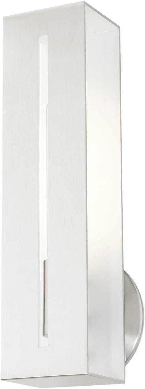 Livex Lighting Soma 1 - Light Wall Light in  Brushed Nickel