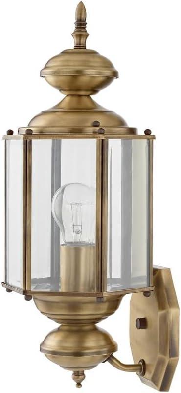 Livex Lighting Outdoor Basics 1 - Light Wall Light in  Polished Brass