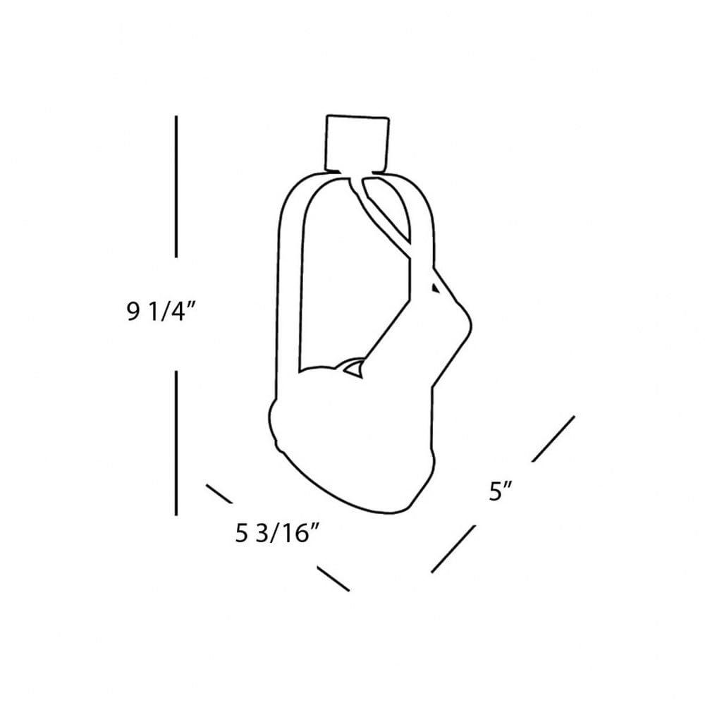 WAC Lighting HTK-764-BK Line Adjustable Track Head