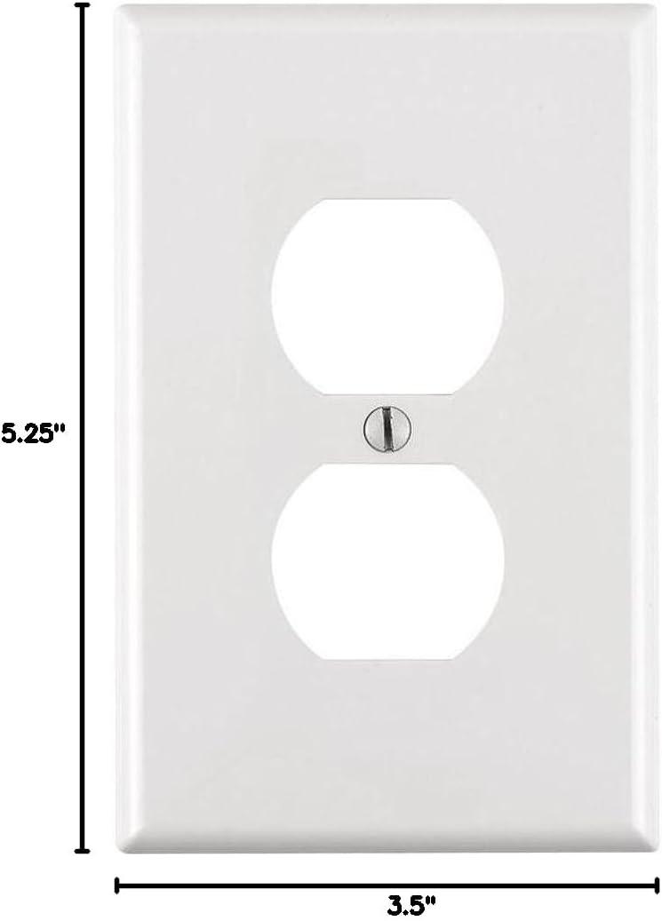 No Subject 1 - Gang Duplex Outlet Wall Plate