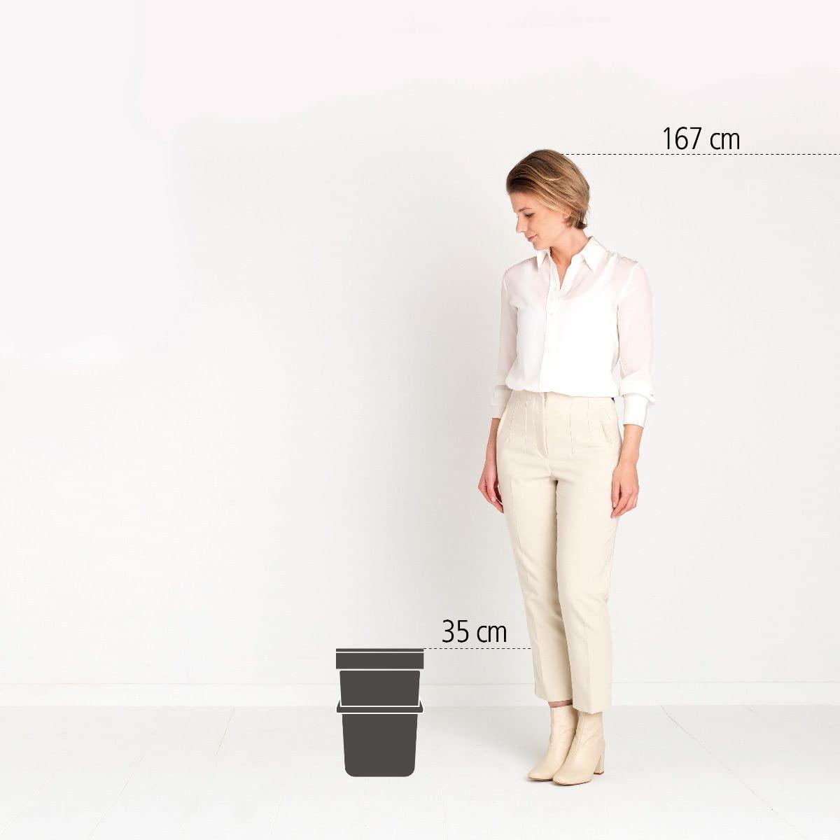 Brabantia Sort & Go Plastic Recycling Bin, 3.2 Gallon