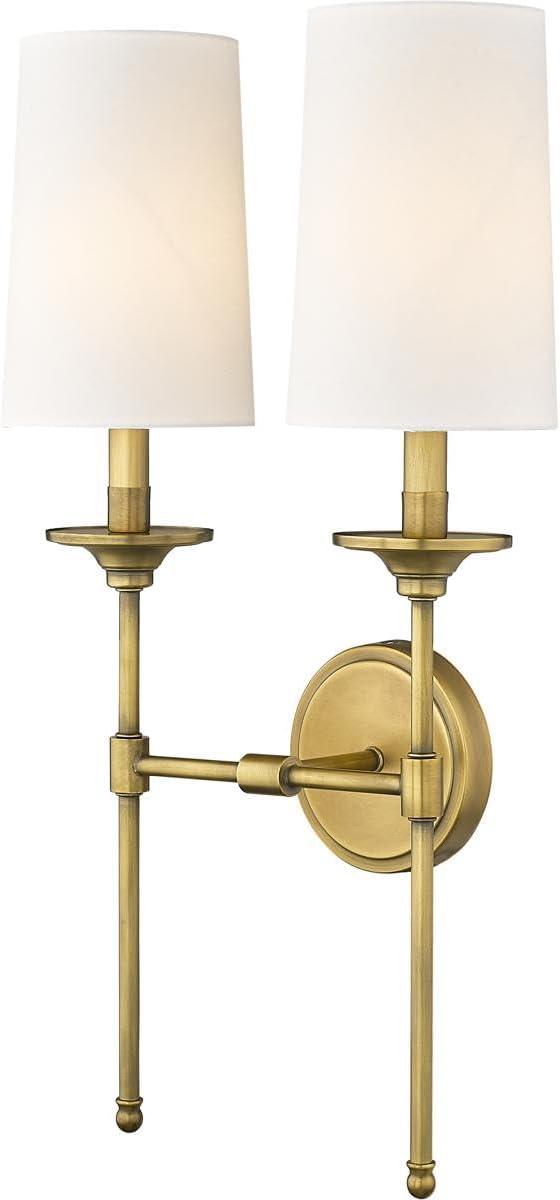 Z-Lite Emily 2 - Light Wall Light in  Rubbed Brass