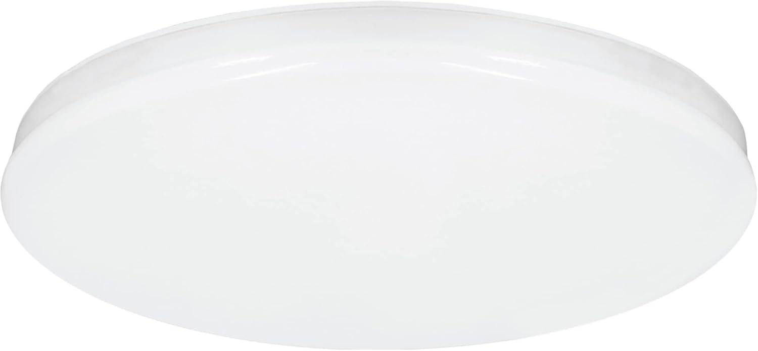 Maxxima 8 in. LED Round Trimless Disk Light, 5 CCT Flush Mount Ceiling Light Fixture