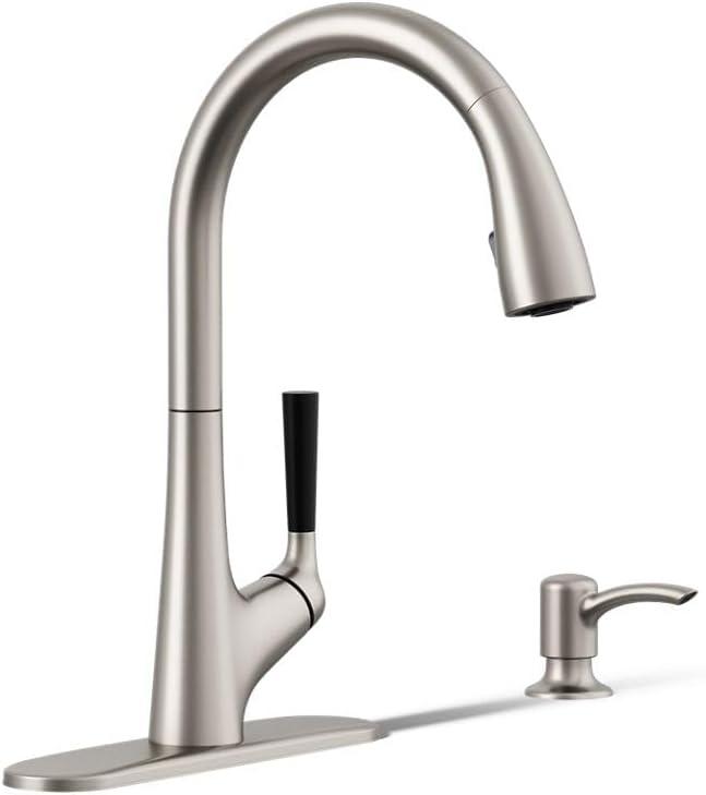 Kohler One Handle Stainless Steel Pull-Down Kitchen Faucet Model No. R562-SD-VS