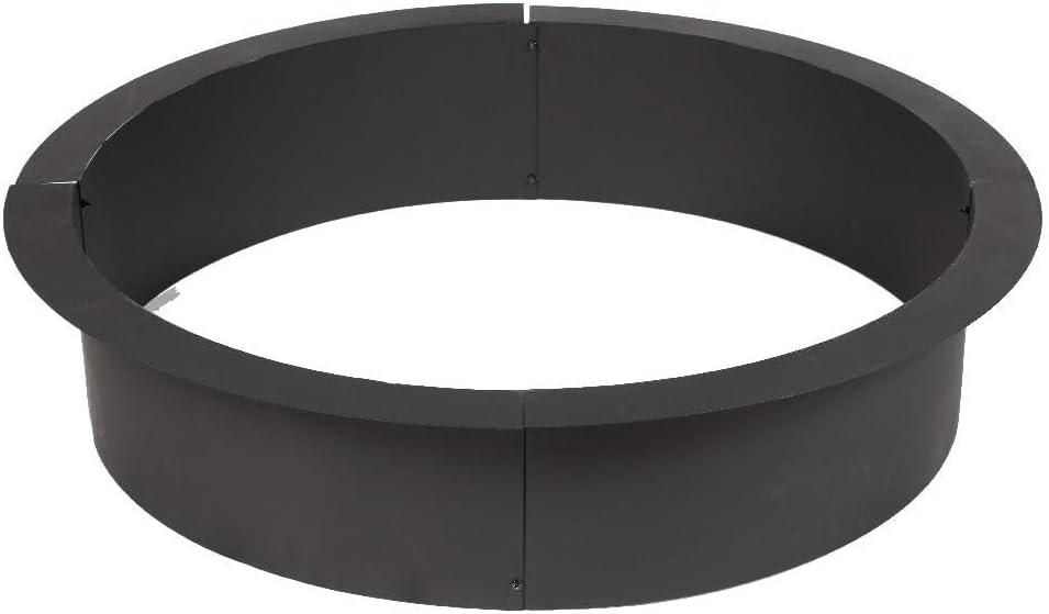 Ash & Ember 33" Black Steel DIY Fire Pit Liner