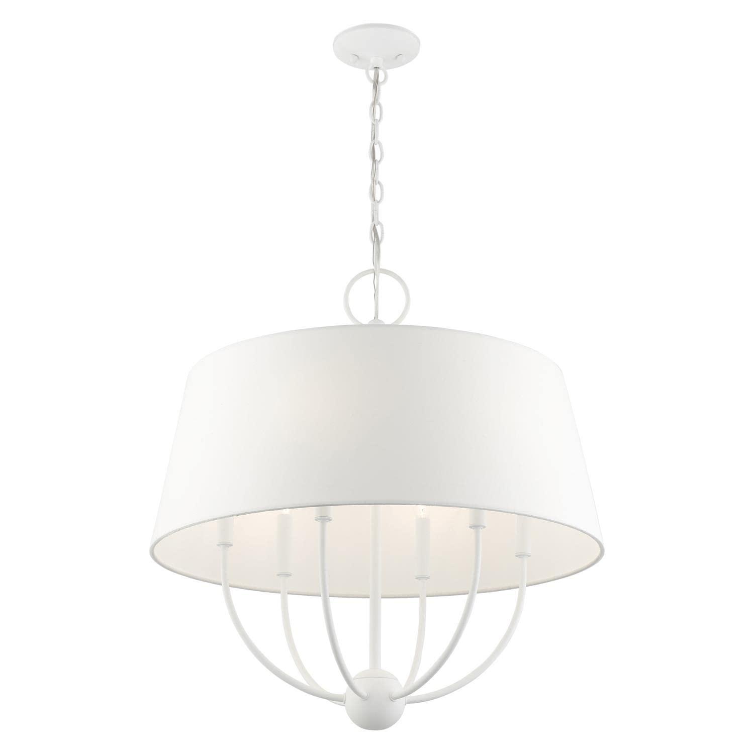 Livex Lighting Ridgecrest 6 - Light Pendant in  White