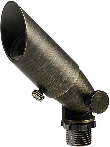 Kichler 15483CBR Cast Brass Landscape Accent, 1-Light, Centennial Brass