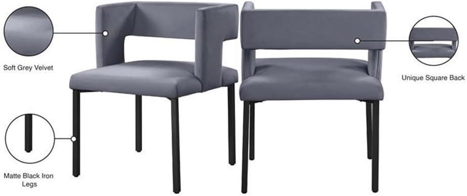 Inga Velvet Arm Chair