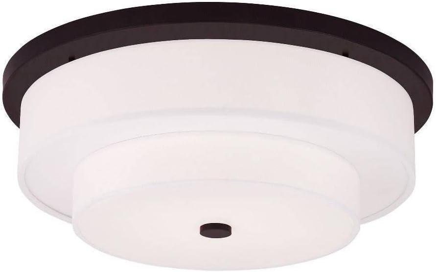 Livex Lighting Meridian 4 - Light Flush Mount in  Bronze