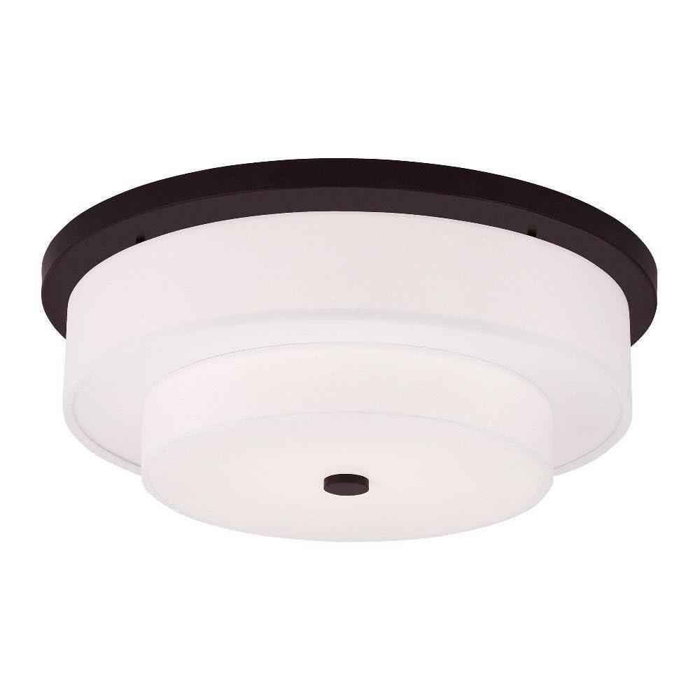 Livex Lighting Meridian 4 - Light Flush Mount in  Bronze