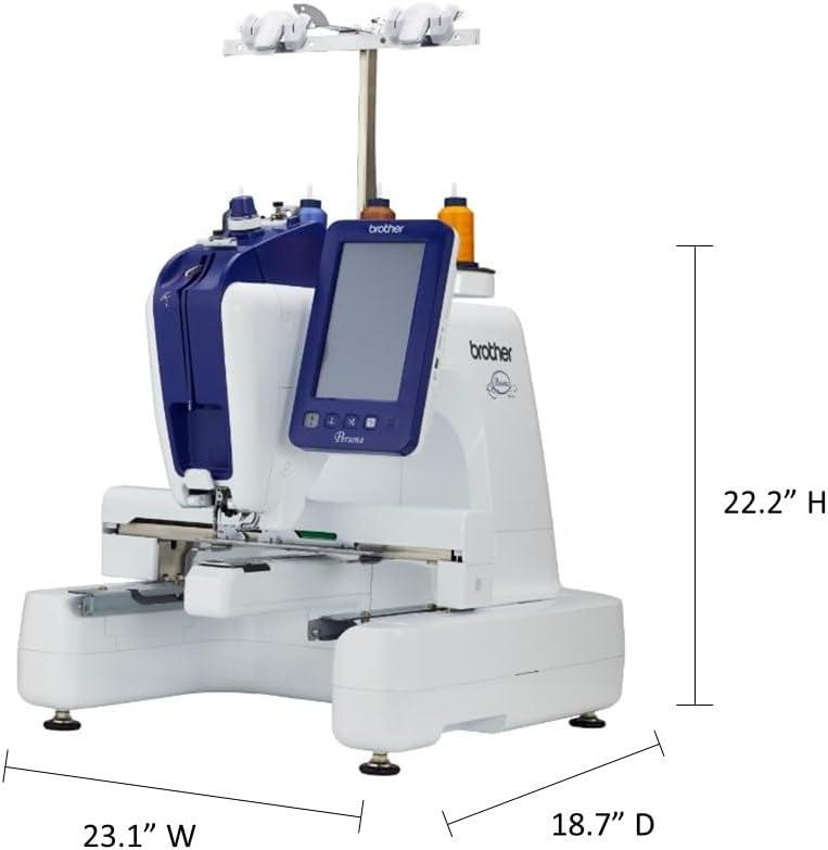 Brother Persona PRS100 Single Needle Embroidery Machine with 4-Spool Thread Stand