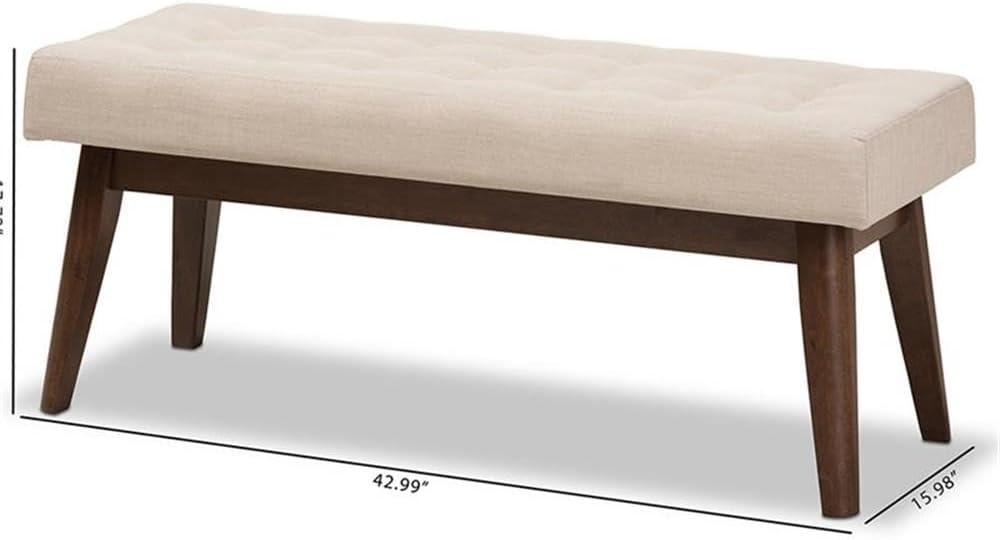 Harris 43" Upholstered Bench