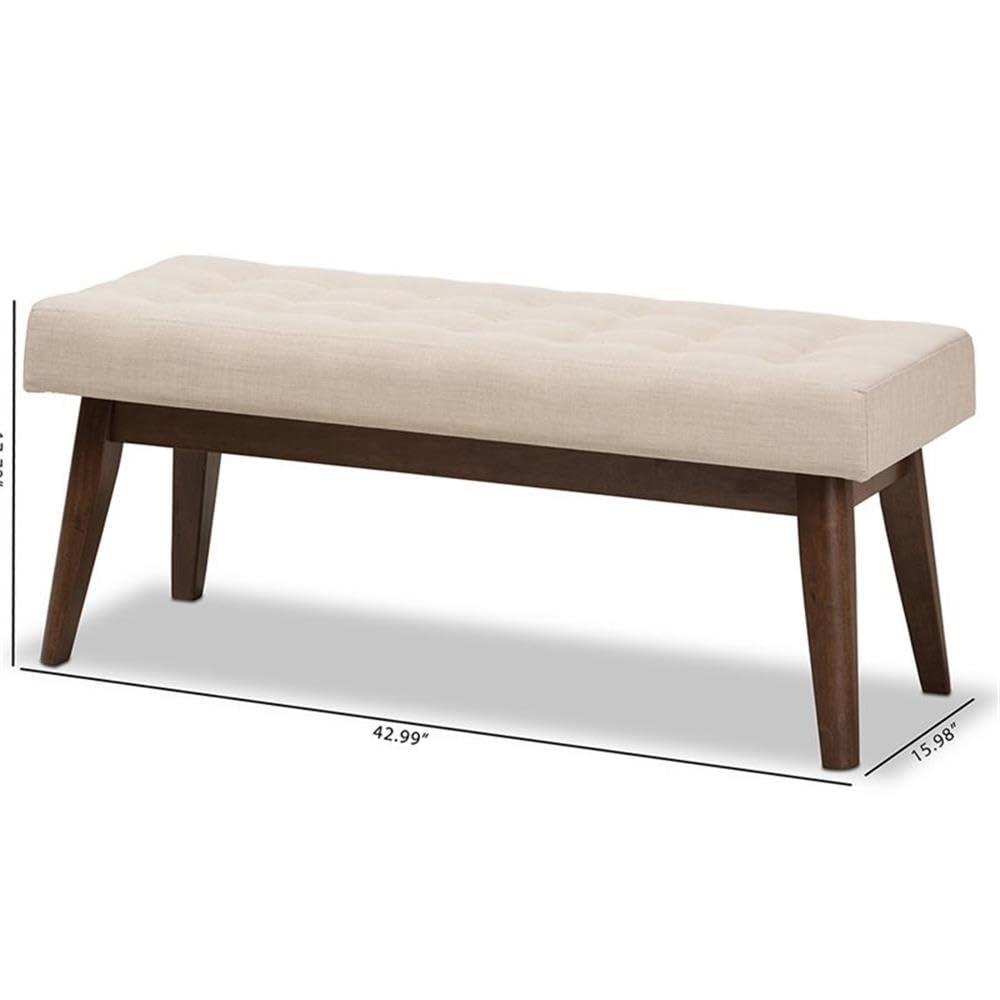 Harris 43" Upholstered Bench