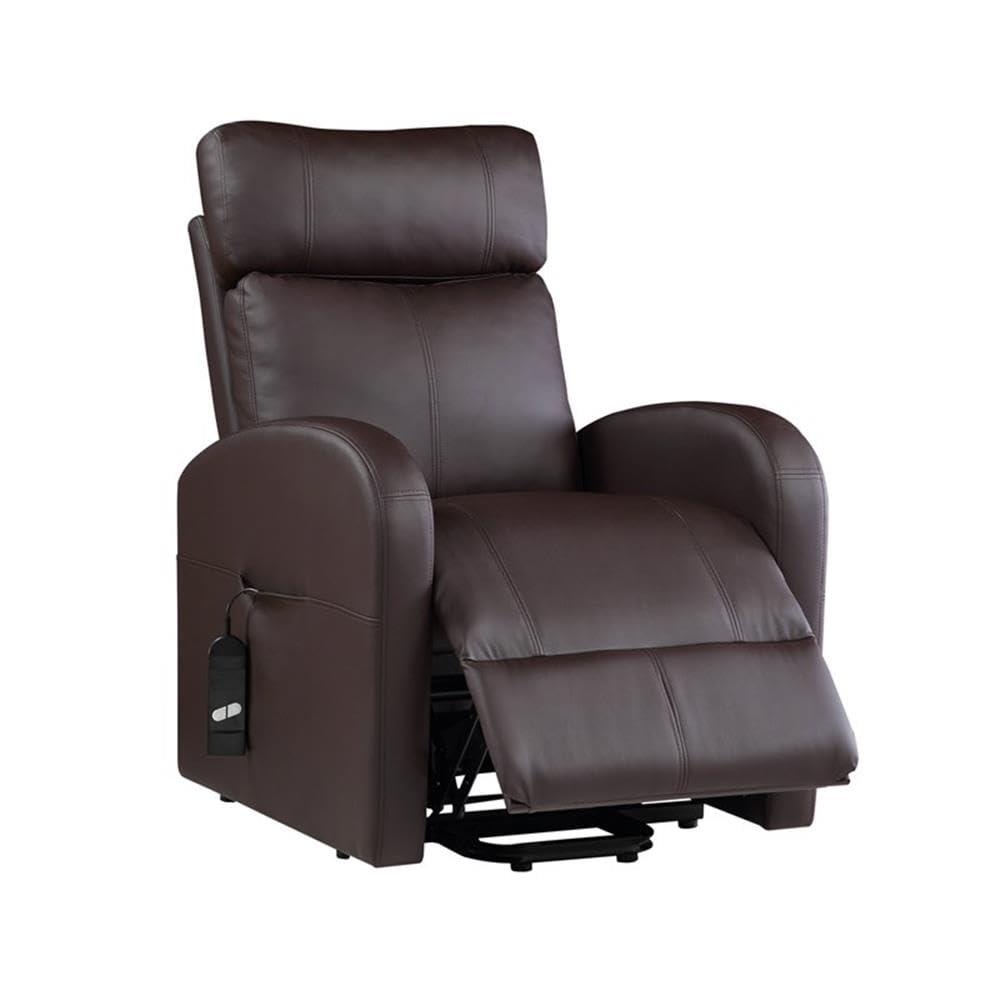 Ricardo 28.4" Wide Faux Leather Power Lift Assist Standard Recliner