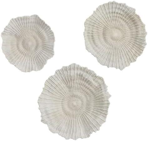 Uttermost Ocean Gems Coral 21 3/4" Wide 3-Piece Wall Decor