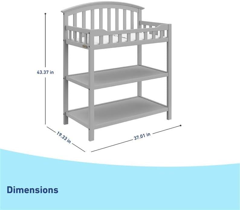 Graco Clara Changing Table with Water-Resistant Changing Pad