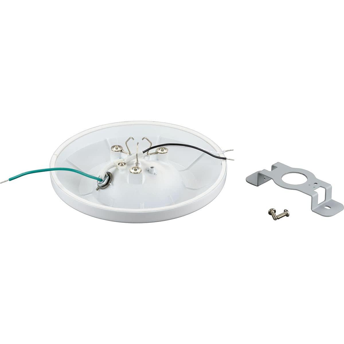 Progress Lighting, Intrinsic Collection, 1-Light Surface Mount, Satin White, Eyeball Downlight