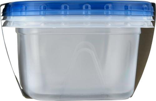 Ziploc® Brand, Food Storage Containers with Lids, Smart Snap Technology, Large Rectangle, 2 ct